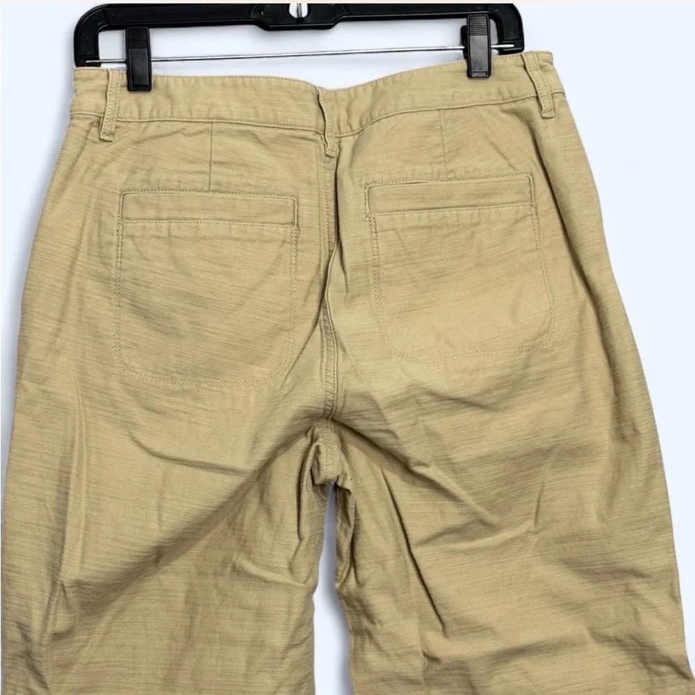 J.Crew Women's Size 8 Khaki Camp Utility Pants‎ Casual Preppy Minimalist EUC